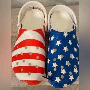 Crocs - US Flag Fun pair!